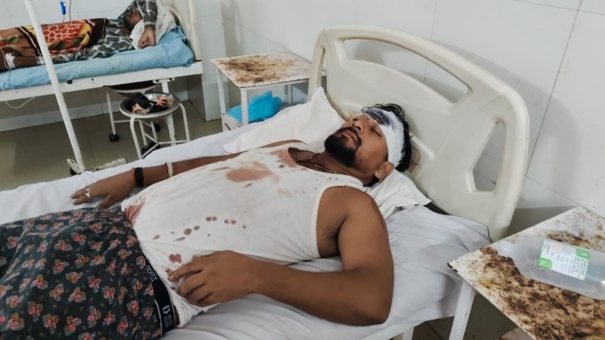 कोतवाली बदोसरांय क्षेत्र के खलसापुर गांव में दो पक्षों में हुई मारपीट एक दर्जन लोग हुए घायल