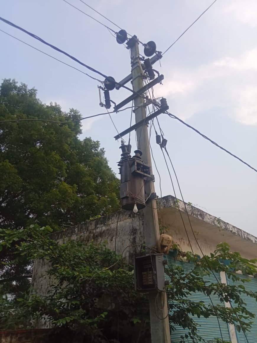 रसूलपुर में ट्रांसफार्मर जला आपूर्ति बाधित