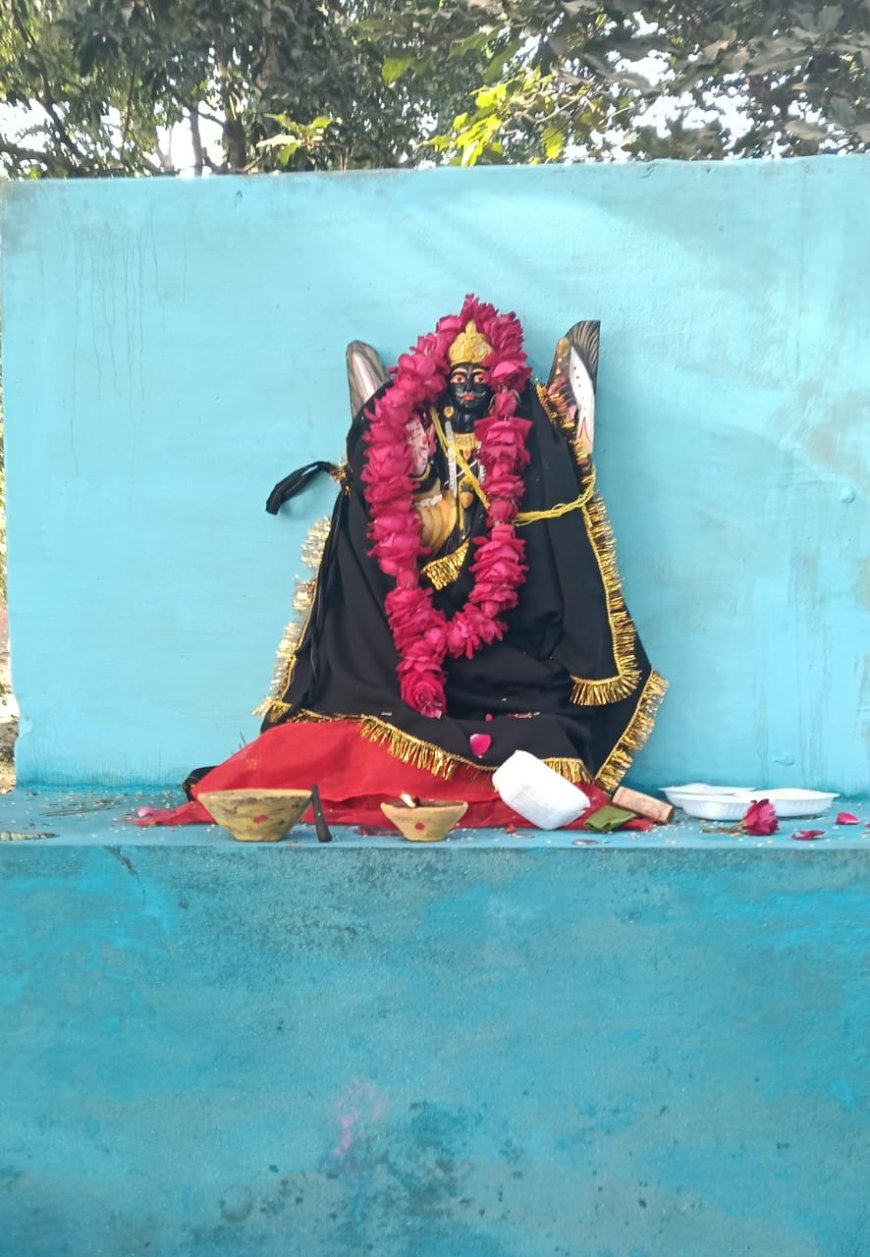 कोटवाधाम चौराहे पर स्थित शनिदेव महाराज के मंदिर में क्षेत्र के सैकड़ों लोगों ने पूजा अर्चना कर मनवांछित फलों की प्राप्ति एवं विश्वमानव कल्यांण की कामना किया