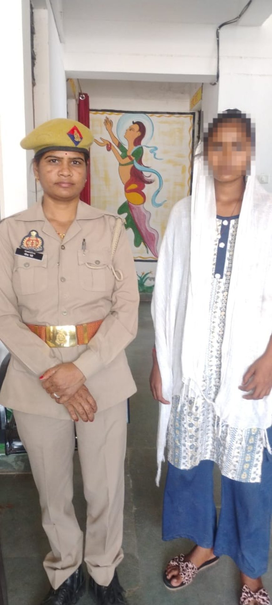 ऑपरेशन मुस्कान के क्रम में थाना पहाड़ी पुलिस ने अपहृता को सकुशल किया बरामद।