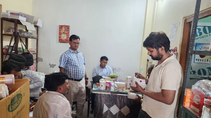 मिलावटखोरों के खिलाफ खाद्य सुरक्षा एवं औषधि प्रशासन विभाग का अभियान लगातार जारी