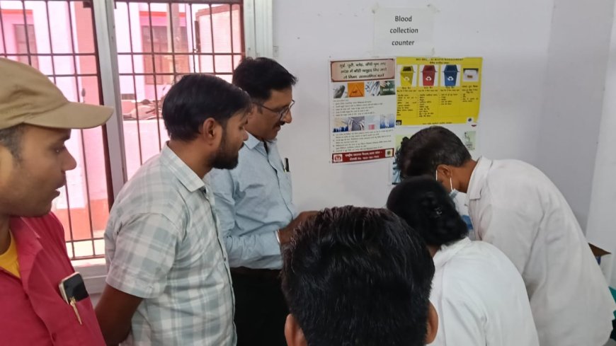 कायाकल्प की टीम ने संयुक्त चिकित्सालय सिरौलीगौसपुर का निरीक्षण किया