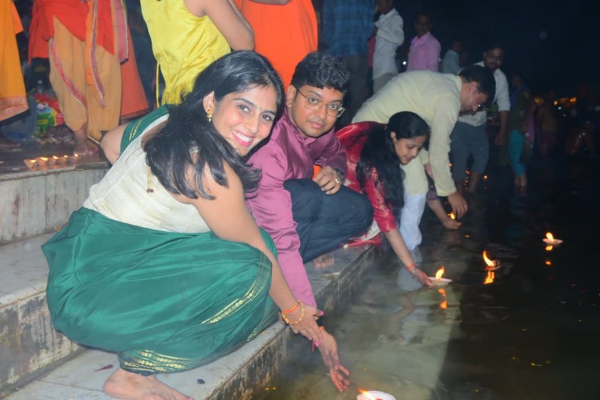 दीपावली के शुभ अवसर पर, भगवान रामचंद्र की तपोभूम भूमि स्थल पर जनपद चित्रकूट के पवित्र रामघाट पर भव्य दीपदान कार्यक्रम का आयोजन किया गया।