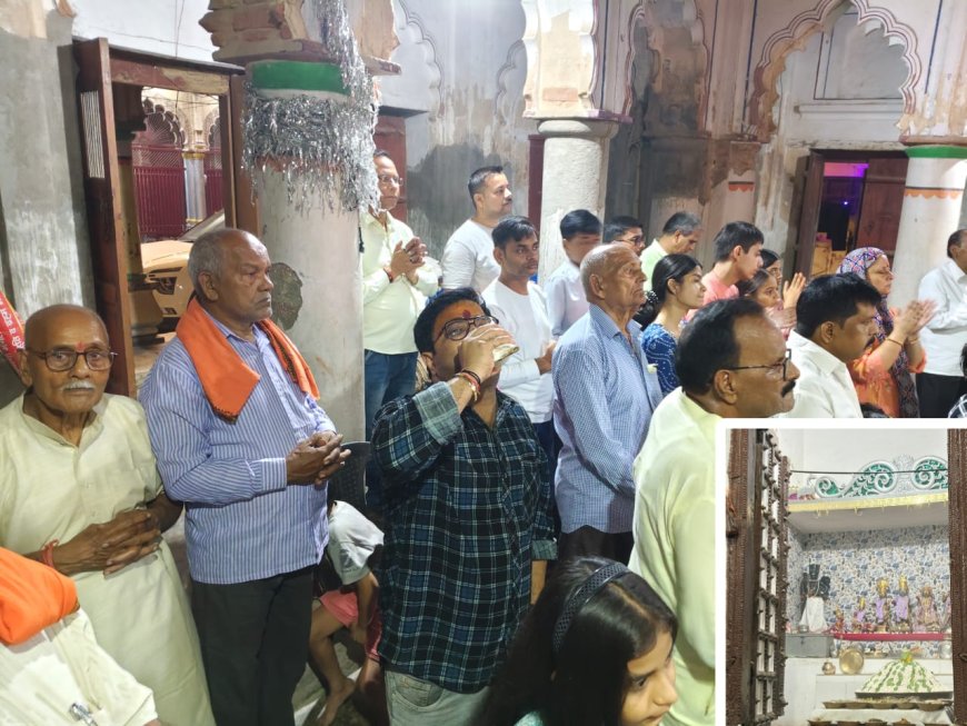 क्षेत्र के मन्दिरों में मनाया गया अन्न कूट पर्व