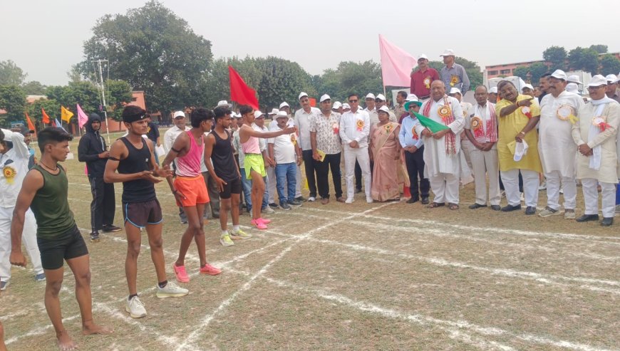छात्र-छात्राएं खेल के क्षेत्र में अपना कैरियर बना सकते हैं : भैंरों प्रसाद मिश्रा