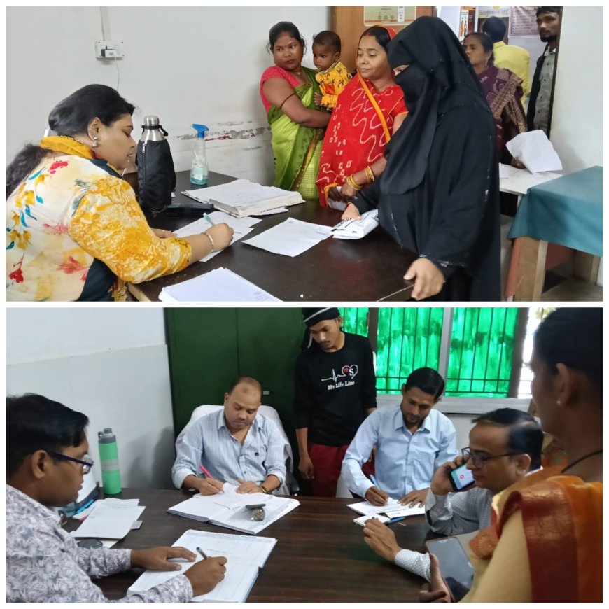 संयुक्त चिकित्सालय सिरौलीगौसपुर में 485 मरीजों का उपचार किया गया