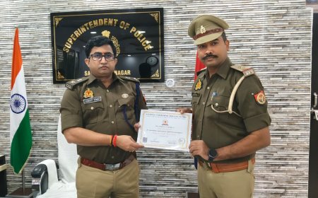 संत कबीर नगर के पीआरओ कर्मयोगी प्रमाण पत्र से सम्मानित