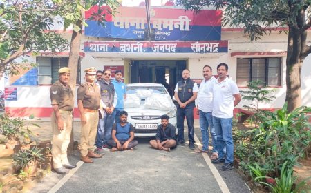 NCB गोरखपुर एवं थाना बभनी पुलिस की संयुक्त कार्रवाई में 34 किलोग्राम अवैध गांजा बरामद