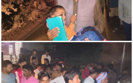 डम्फर से बाइक को टक्कर बाप बेटा घायल जिला अस्पताल रेफर