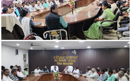 फार्मर रजिस्ट्री कार्य शीघ्राति शीघ्र पूर्ण करने को लेकर एस डी एम प्रीति सिंह की अध्यक्षता एंव तहसीलदार बालेन्दु भूषण वर्मा के संयोजन में बैठक हुई।