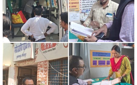 सीएमओ ने सहजनवां सीएचसी पहुंच कर की एम्बुलेंस की औचक चेकिंग, लाभार्थी से लिया फीडबैक