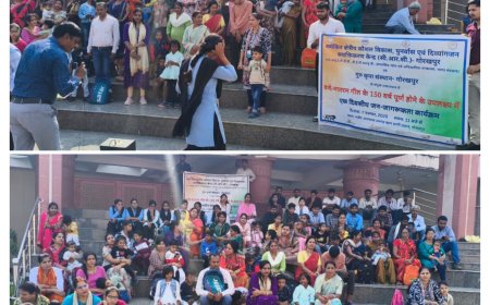 सीआरसी: दिव्यांगजनों ने गाया वंदे मातरम्