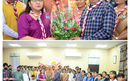 डीडीयू गोरखपुर विश्वविद्यालय में मनाया गया स्काउट और गाइड स्थापना दिवस