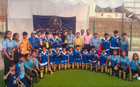 हॉकी के 100 वर्ष पूरे होने पर गोरखपुर में महिला एवं पुरुष हॉकी मैच का आयोजन