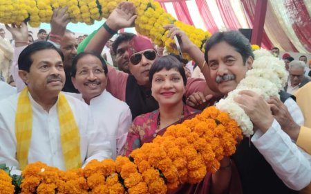 अकरबास् पुस्तकालय का केंद्रीय राज्य मंत्री ने फीता काटकर किया उद्घाटन