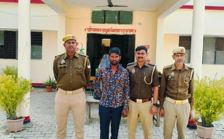 नाराहट पुलिस द्वारा अपहरण के प्रयास के प्रकरण में वांछित 25000 रुपये की धनराशि के इनामियां एक अपराधी गिरफ्तार