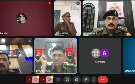 एसपी ने गूगल मीटिंग के माध्यम से जनशिकायतों के त्वरित निस्तारण,आदि की समीक्षा कर आवश्यक दिशा-निर्देश दिये