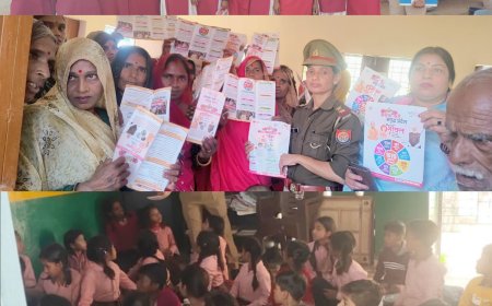 मिशन शक्ति पांच अभियान के अन्तर्गत जनपद पुलिस द्वारा चलाया गया जागरूकता अभियान