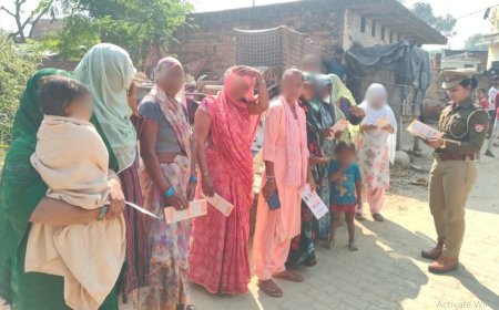 मिशन शक्ति के तहत फतेहपुर पुलिस ने चलाया जागरूकता अभियान