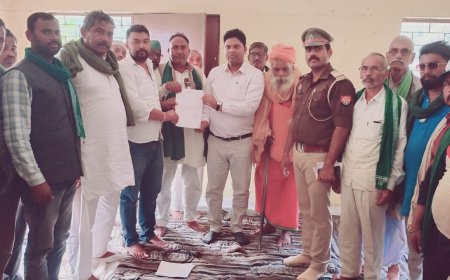 भ्रष्टाचार के ग्राम पंचायत इजूरा खुर्द में भाकियू की हुई बैठक