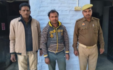 जखौरा पुलिस द्वारा दुष्कर्म के अभियोंग में वांछित एक अभियुक्त  गिरफ्तार
