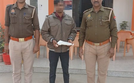 थाना पहाड़ी पुलिस ने 01 अभियुक्त को 01 अवैध देशी तमंचा व 01 अदद जिंदा कारतूस के साथ गिरफ्तार किया