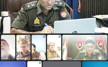 एसपी ने गूगल मीटिंग के माध्यम से जनपद में इनामियां अपराधियों के विरुद्ध कार्यवाही आदि की समीक्षा कर आवश्यक दिशा-निर्देश दिये।