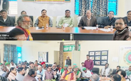 जिलाधिकारी ने कृषि विज्ञान केन्द्र में आयोजित किसान दिवस में सुनी किसानों की समस्याएं