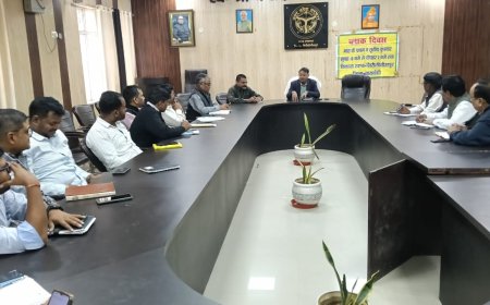 ब्लाक सभागार सिरौलीगौसपुर में विकास कार्यों की समीक्षा बैठक हुई