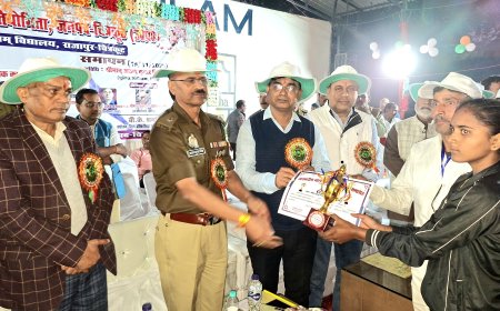 दो दिवसीय बाल क्रीडा प्रतियोगिता का एसपी ने किया समापन