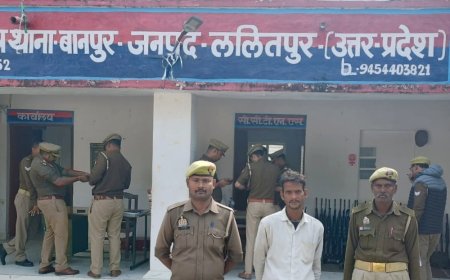 बानपुर पुलिस ने नाबालिक से छेड़खानी के अभियोग में वांछित एक अभियुक्त को किया गिरफ्तार