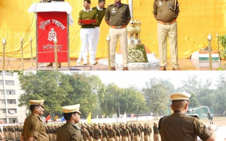 रिज़र्व पुलिस लाइन्स में एसपी ने पुलिस झंडा दिवस अवसर पर पुलिस ध्वजारोहण कर पुलिस ध्वज की गरिमा बनाये रखने हेतु प्रेरित किया