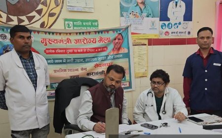 मुख्यमंत्री जन आरोग्य स्वास्थ्य  मेले का हुआ आयोजन