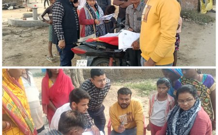 रविवार को पोलिंग बूथों पर तेजी के साथ चला एस आई आर कार्य