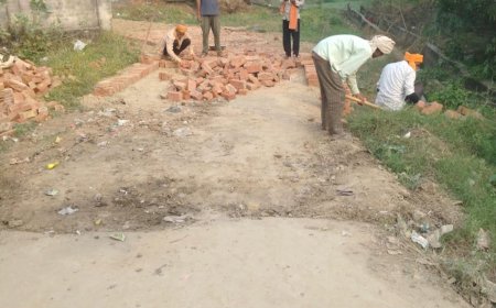 आजादी के बाद पहली बार बनी कच्ची सड़क, खबर का असर, ग्रामीणों ने ली राहत की सांस