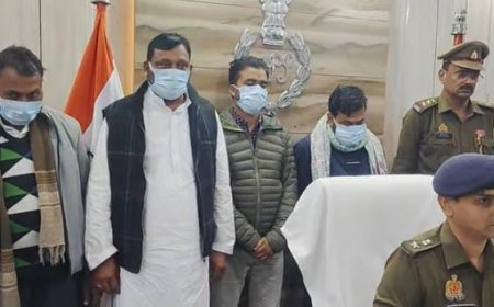 बलरामपुर पुलिस द्वारा थाना को0 नगर क्षेत्रान्तर्गत सरकारी दस्तावेजों में कूटरचना कर मध्यान्ह भोजन योजना का ग्यारह करोड़ से अधिक सरकारी धन का गबन करने की घटना के संबंध में अभियोग पंजिकृत कर 05 अभियुक्तों को किया गया गिरफ्तार