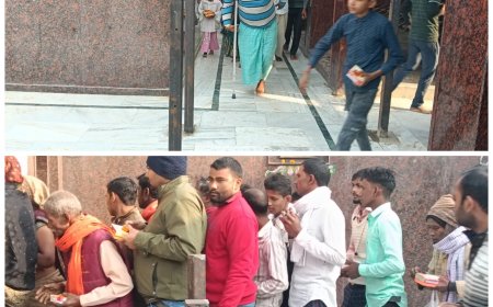 श्री समर्थ साहेब जगजीवन दास बड़े बाबा की ब्रहृमुहूर्त की महाआरती में सैकड़ों श्रद्धालु शामिल हुए