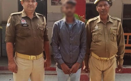 थाना कछवां पुलिस द्वारा नाबालिग को बहला फुसला कर भगाने के अभियोग से सम्बन्धित अभियुक्त गिरफ्तार, अपहृता बरा