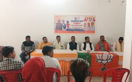 आत्मनिर्भर भारत संकल्प अभियान के तहत डाला मंडल में युवा सम्मेलन का हुआ आयोजन