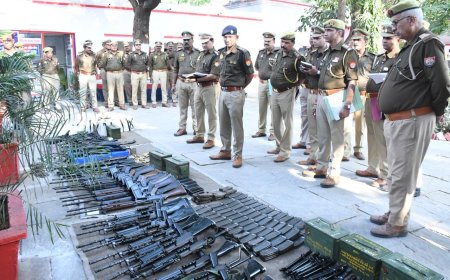 पुलिस अधीक्षक ने थाना तालबेहट का किया गया वार्षिक निरीक्षण