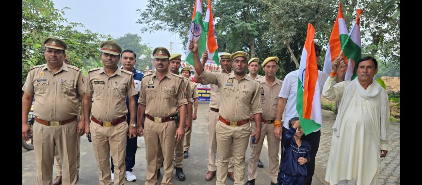 अगौता पुलिस ने लगाई रन फॉर यूनिटी की दौड़