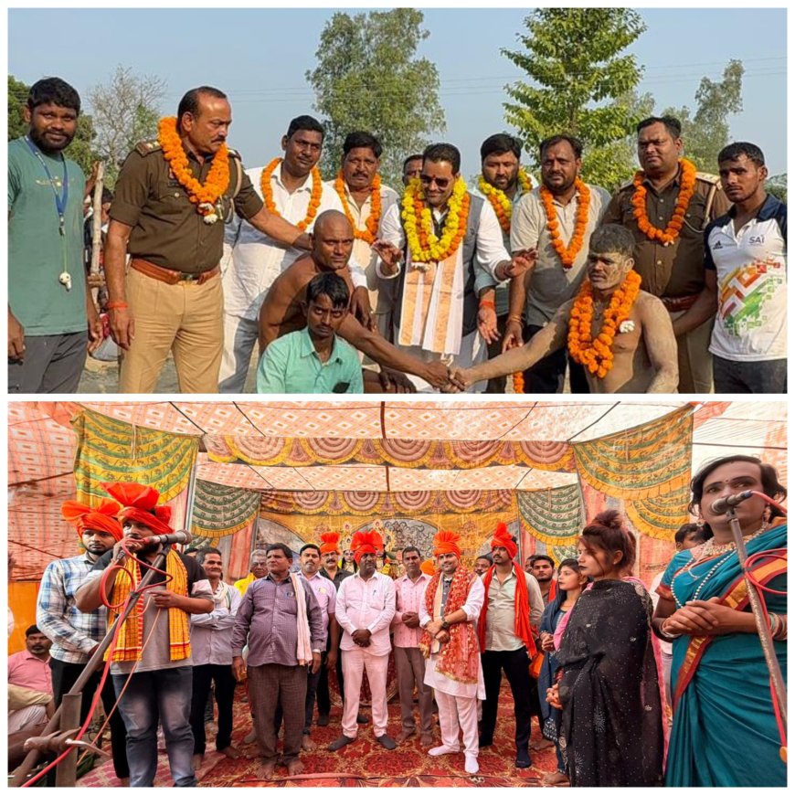 पहलवानों ने दमखम दिखाकर प्रतिद्वंद्वी को आसमान दिखाया