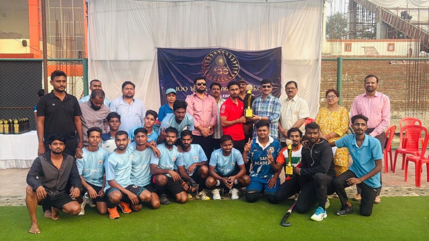 हॉकी के 100 वर्ष पूरे होने पर गोरखपुर में महिला एवं पुरुष हॉकी मैच का आयोजन