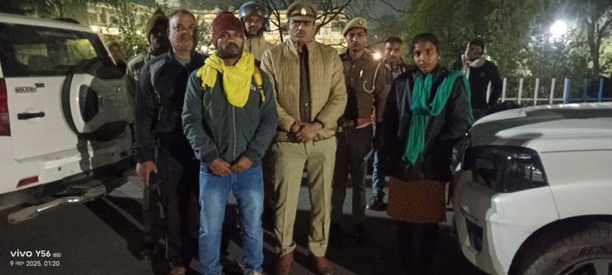 ओबरा पुलिस की संवेदनशील पहल घर से नाराज होकर निकली बालिका को सकुशल परिजनों को किया सुपुर्द