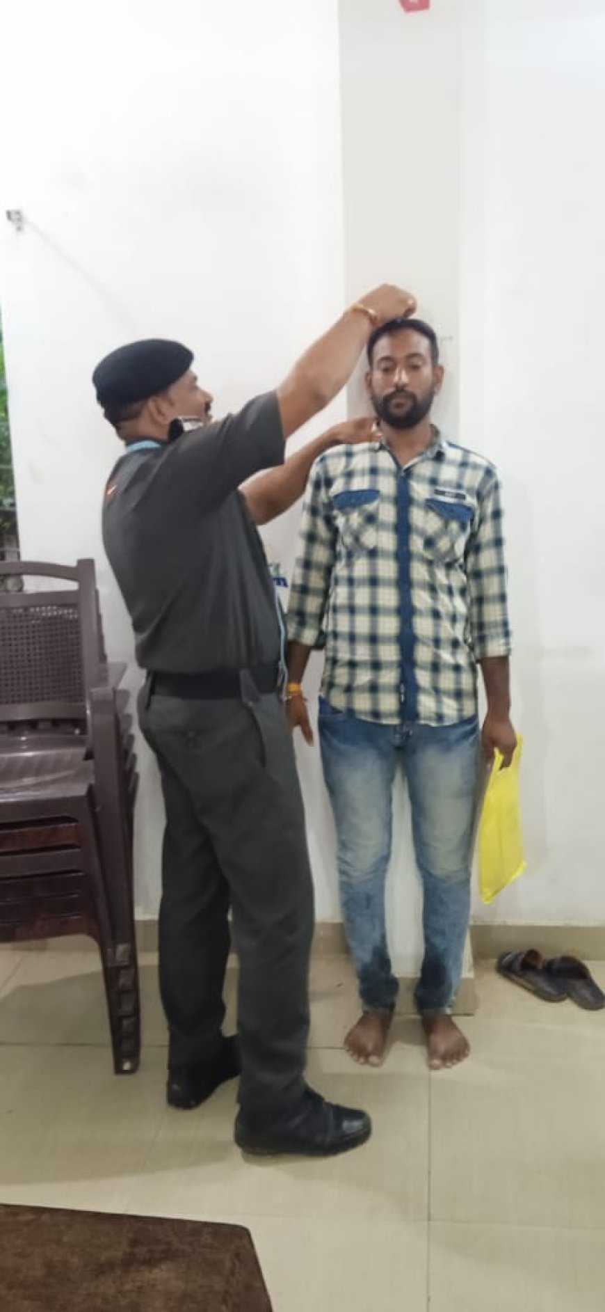 सुरक्षा सैनिक भर्ती कैंप आयोजित 21 युवाओं ने लिया भाग