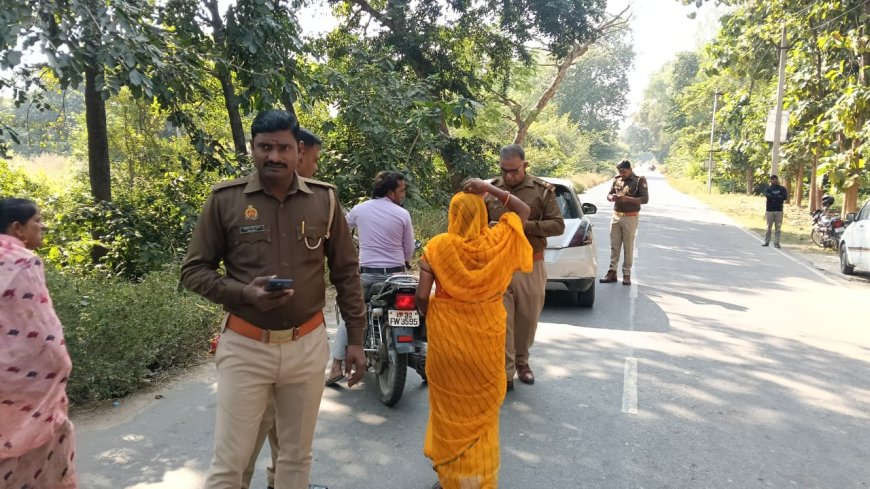 यातायात माह में वाहनों की चेकिंग कर करीब 100 वाहनों का चालान किया गया