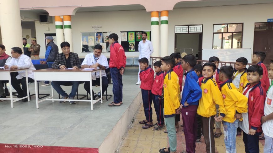 अटल बिहारी वाजपेयी राष्ट्रीय ग्रामीण स्वास्थ्य मिशन में स्वास्थ्य शिविर का आयोजन