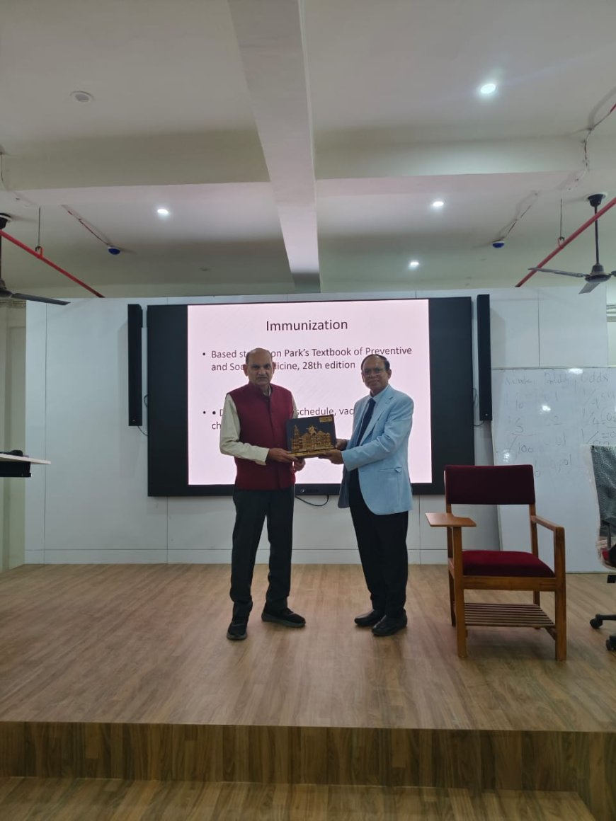 कोल्ड चेन मैनेजमेंट टीकाकरण का आधार : मेजर जनरल डॉ. वाजपेयी