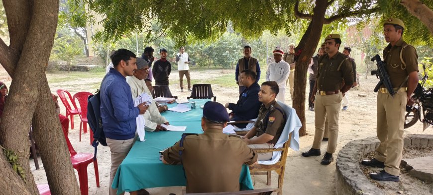 जनपद के समस्त थानों पर "थाना समाधान दिवस" का आयोजन कर फरियादियों की समस्याओं के त्वरित निवारण का प्रयास