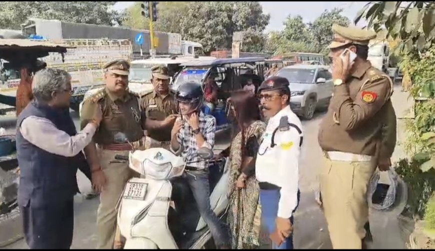 “एसपी के निर्देश पर नवागंतुक यातायात प्रभारी की सख़्ती, जागरूकता अभियान से शहर में बढ़ी ट्रैफिक अनुशासन की उम्मीद”